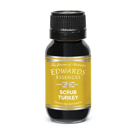 Edwards Essences Scrub Turkey bourbon essence bottle