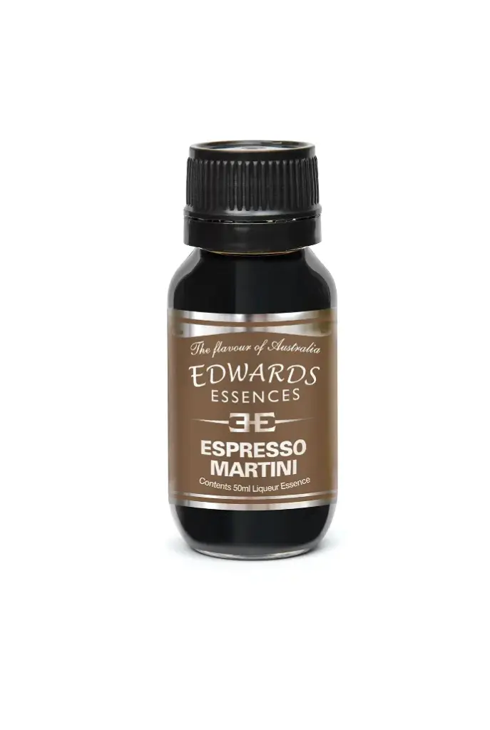 Edwards Essences Espresso Martini coffee liqueur essence bottle