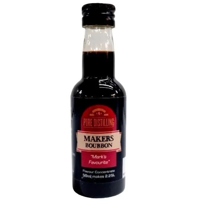 An essence bottle from Pure Distilling, this one is Makers Bourbon non alcoholic flavouring