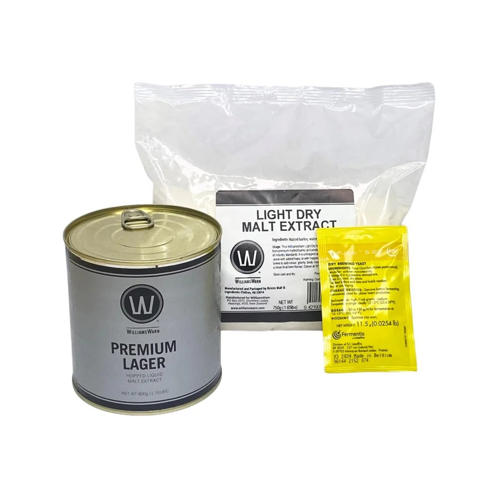 WilliamsWarn Premium Lager 10/12.5 Litre Kit